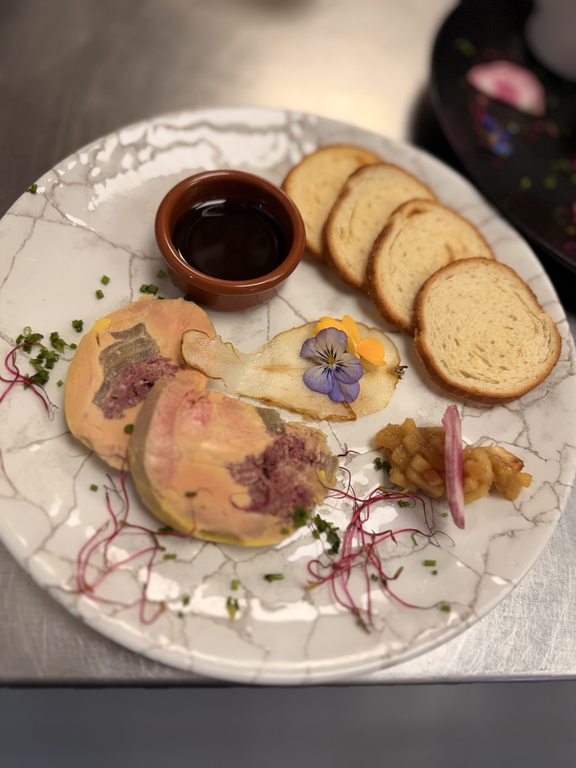 Assiette de foie gras